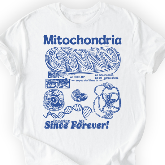 Mitochondria Powering Life T-Shirt Printify