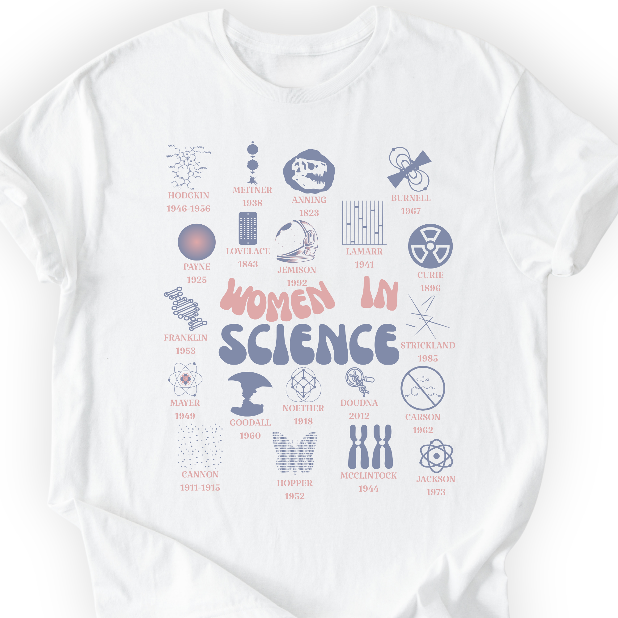 Historic Women Scientists T-Shirt Printify