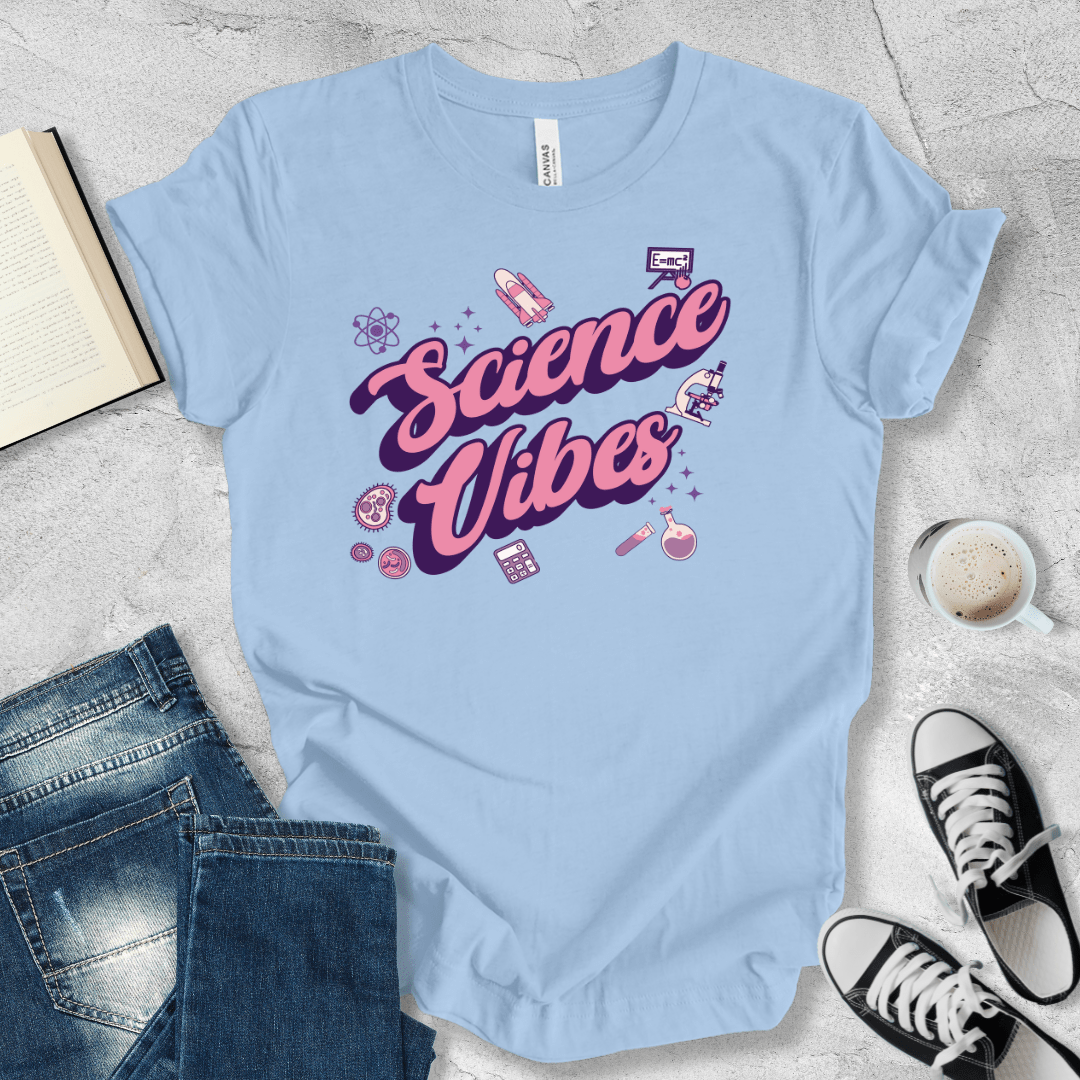 Science vibes retro T-shirt