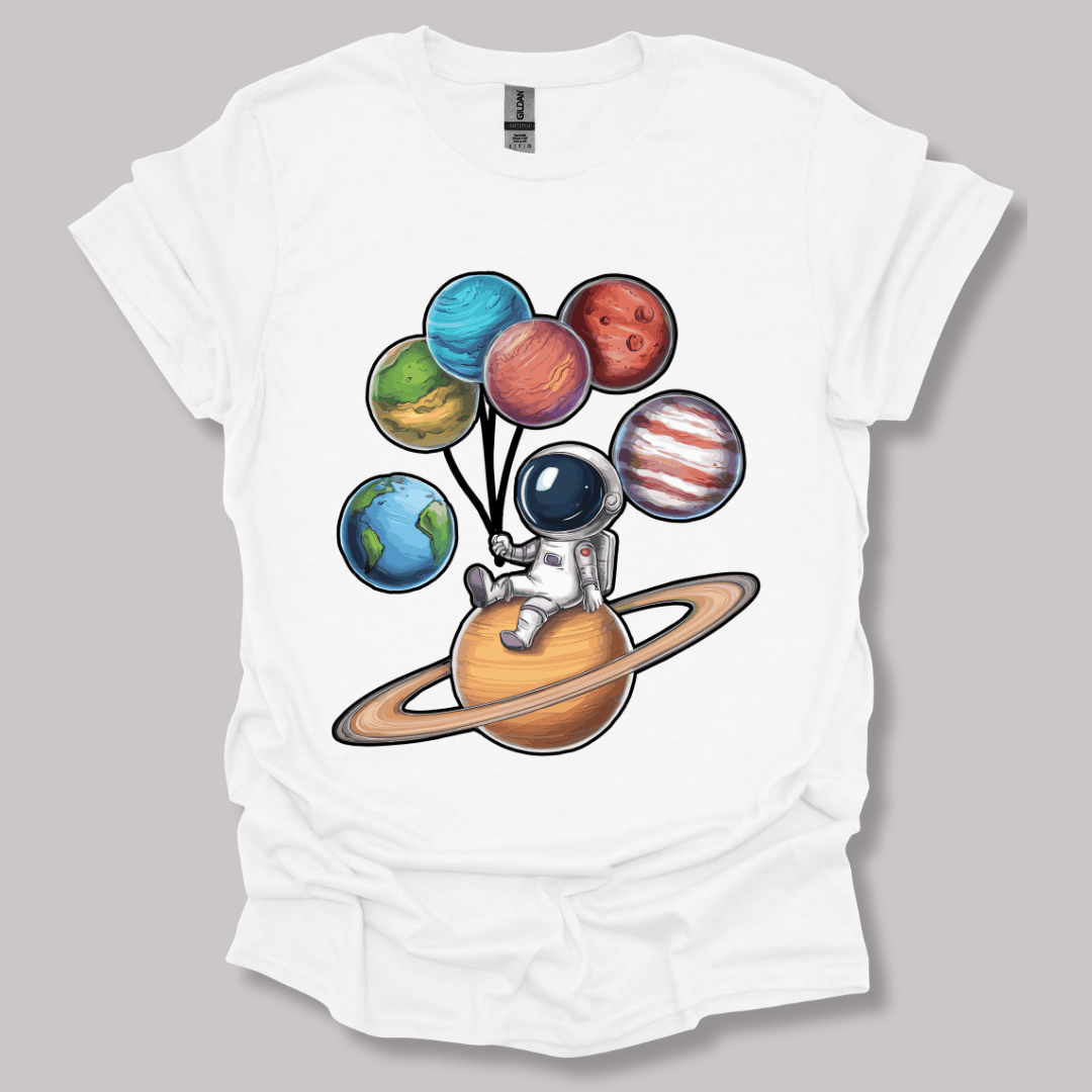 Astronaut and Planets T-shirt