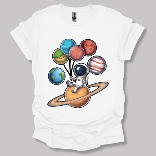Astronaut and Planets T-shirt