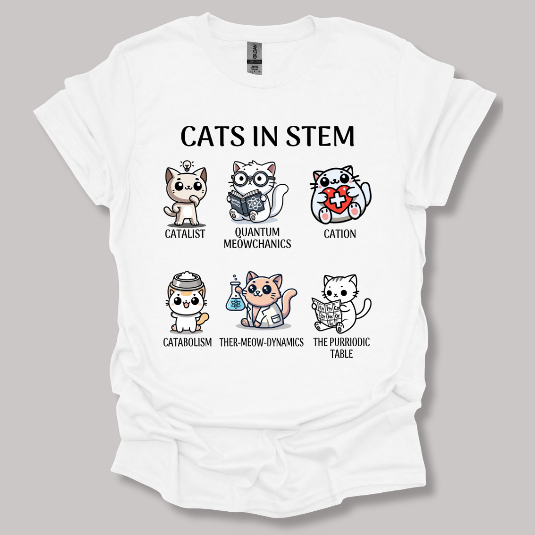 Cats In STEM T-shirt