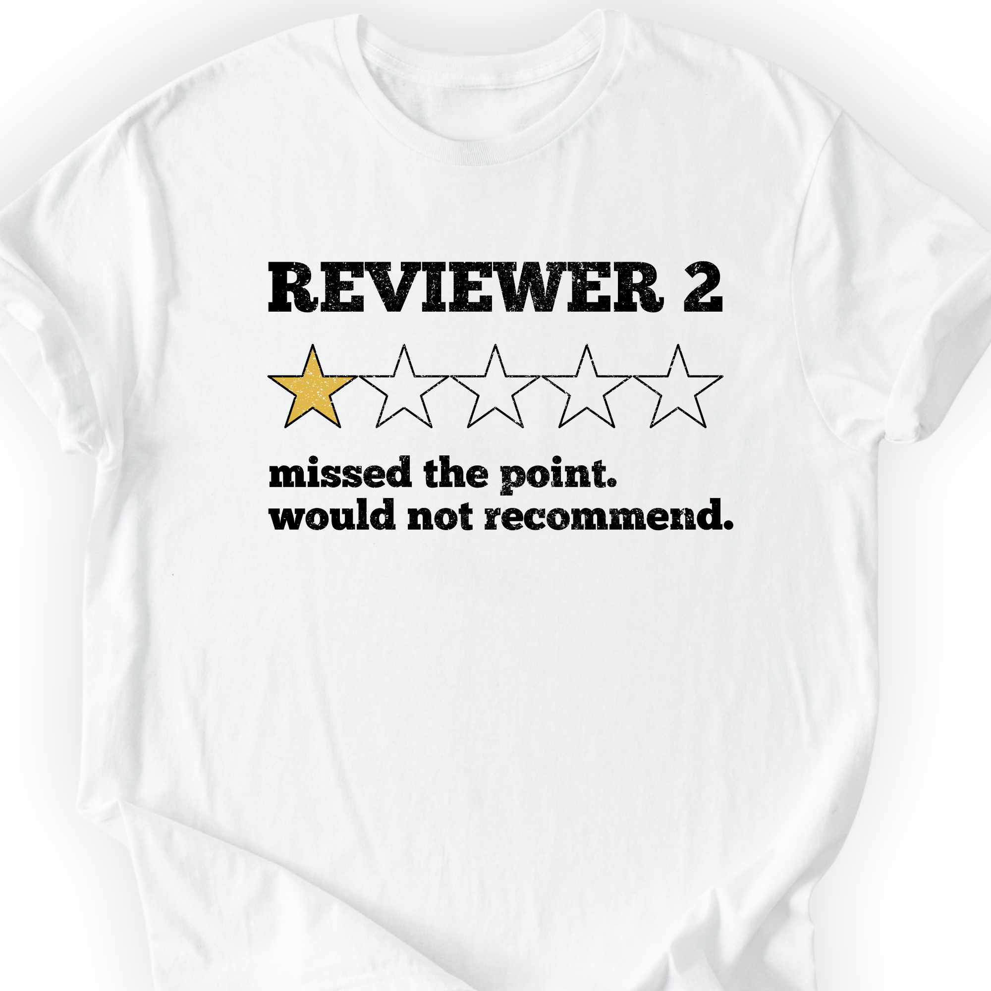 Reviewer 2 Star Review T-Shirt Printify