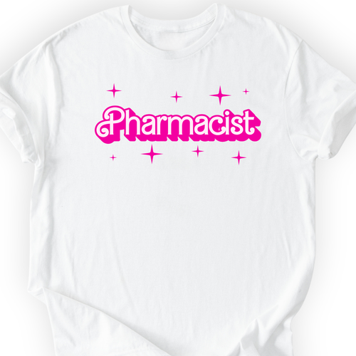 Barbie-Inspired Pharmacist T-shirt — Scientist Apparel