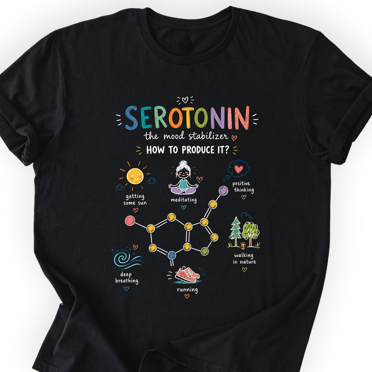 Serotonin T-Shirt Printify
