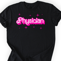 Physician Pink Doll T-shirt — Scientist Apparel