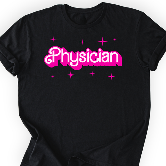 Barbie-Inspired Physician T-shirt Printify