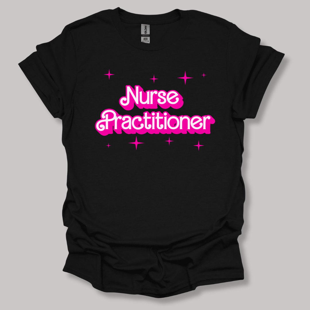 Barbie-Inspired Nurse Practitioner T-shirt