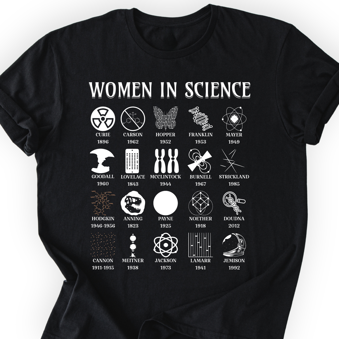 Women Science Pioneers T-Shirt Printify