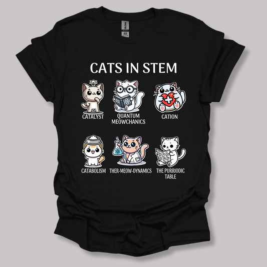 Cats In STEM T-shirt