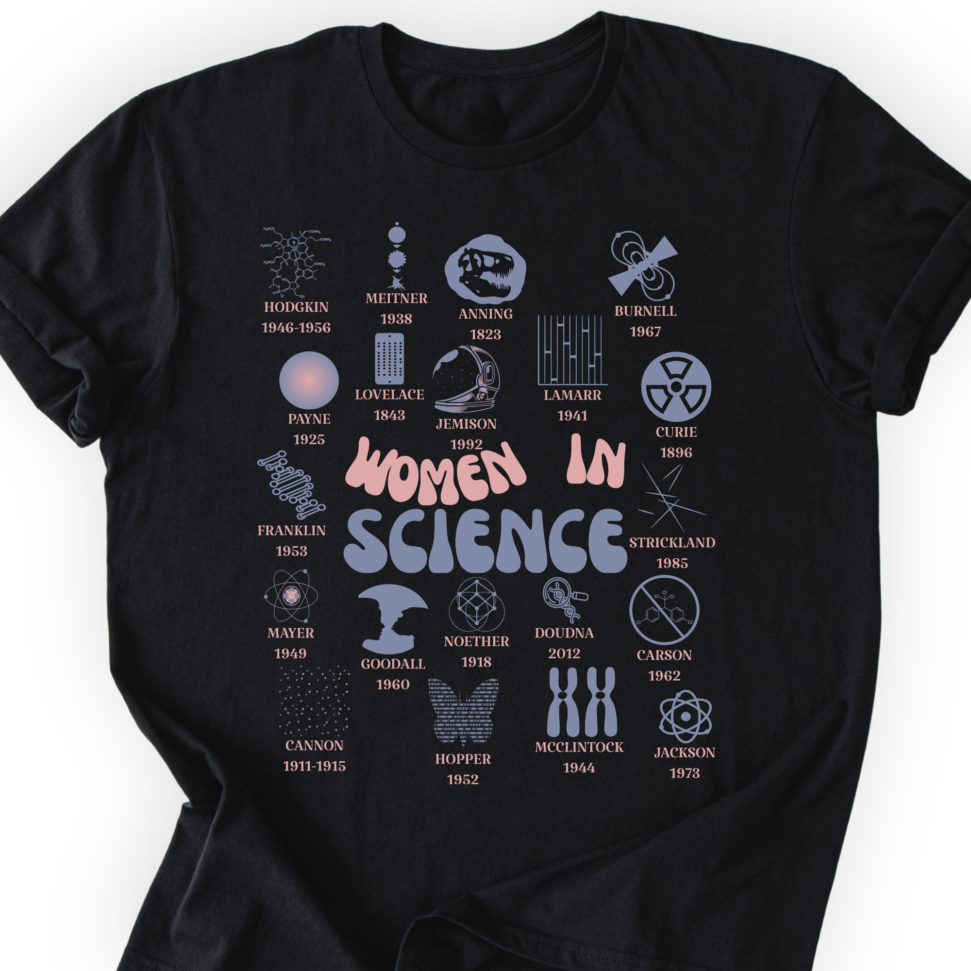 Historic Women Scientists T-Shirt Printify