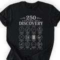 250 Years Of Discovery T-Shirt — Scientist Apparel