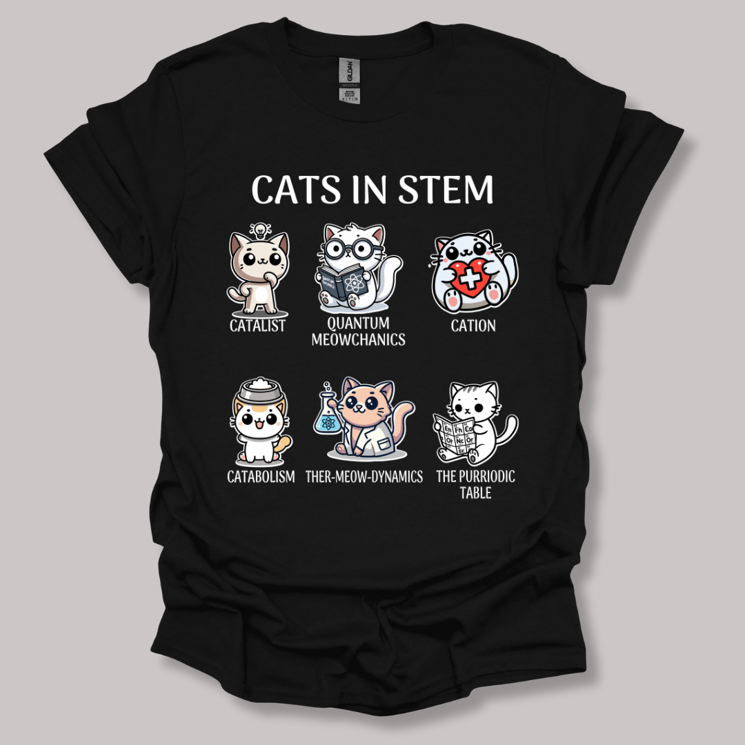 Cats In STEM T-shirt