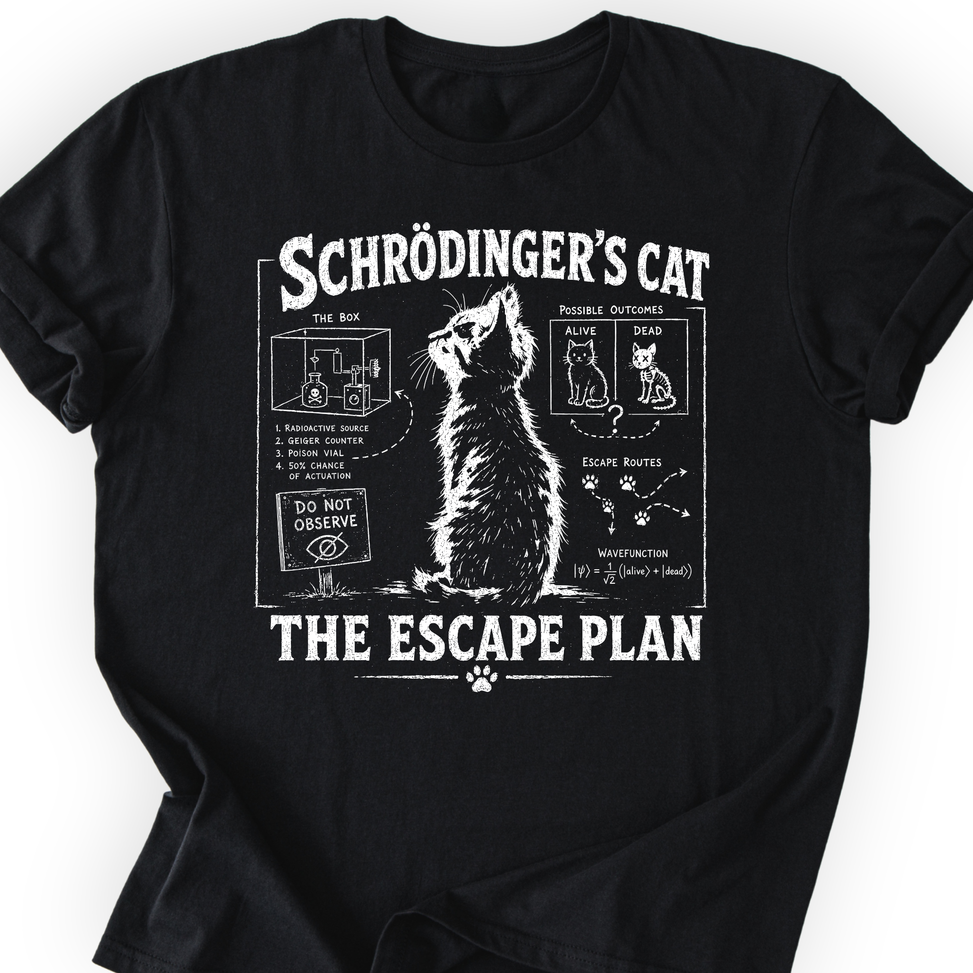 Schrödinger's Cat T-Shirt Printify