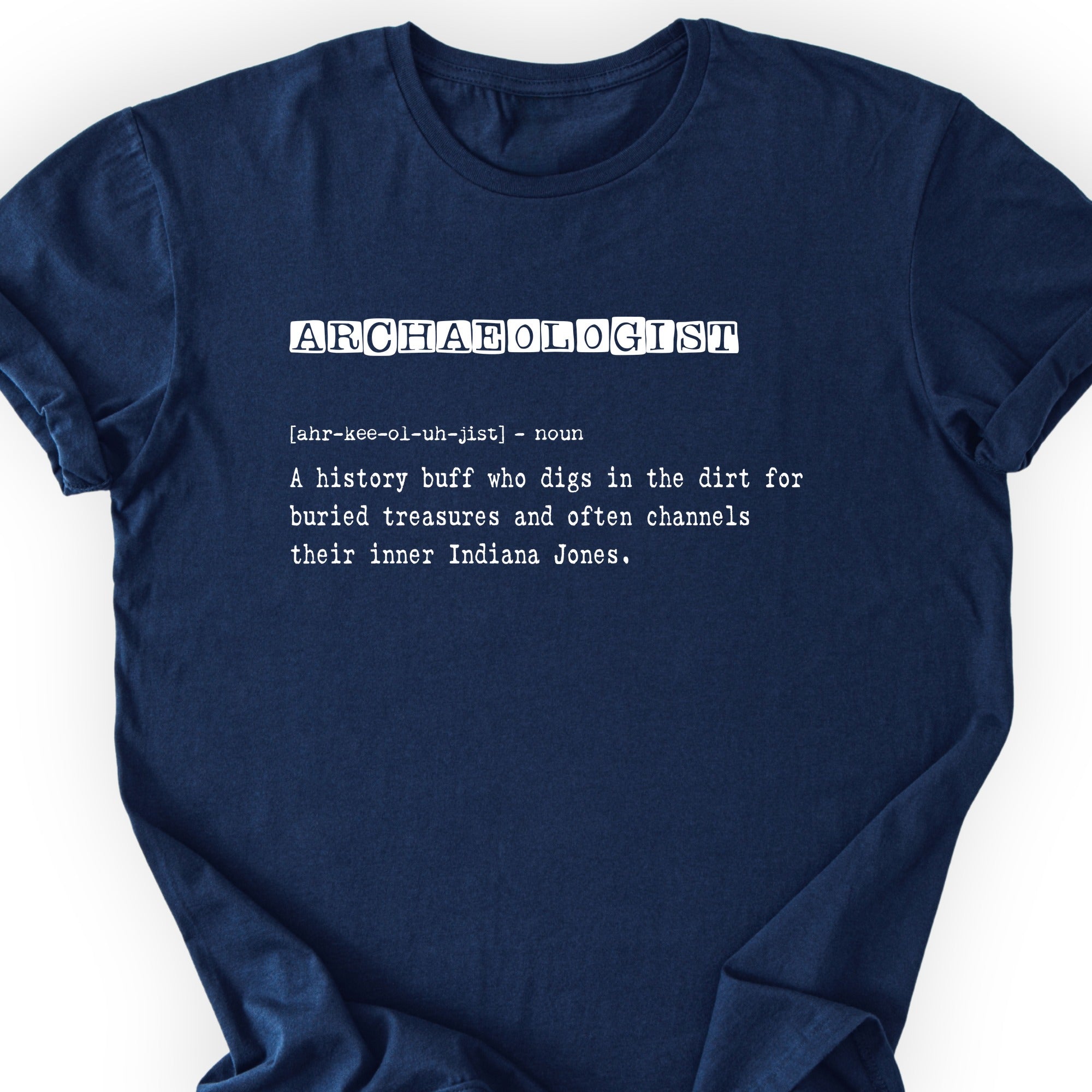 Archaeologist Definition T-shirt Navy