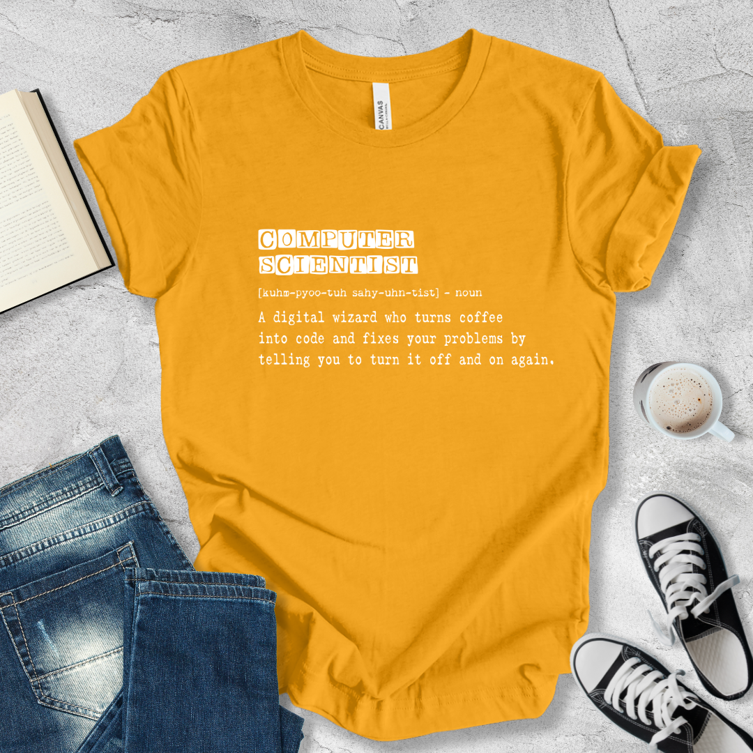 Computer scientist definition T-shirt