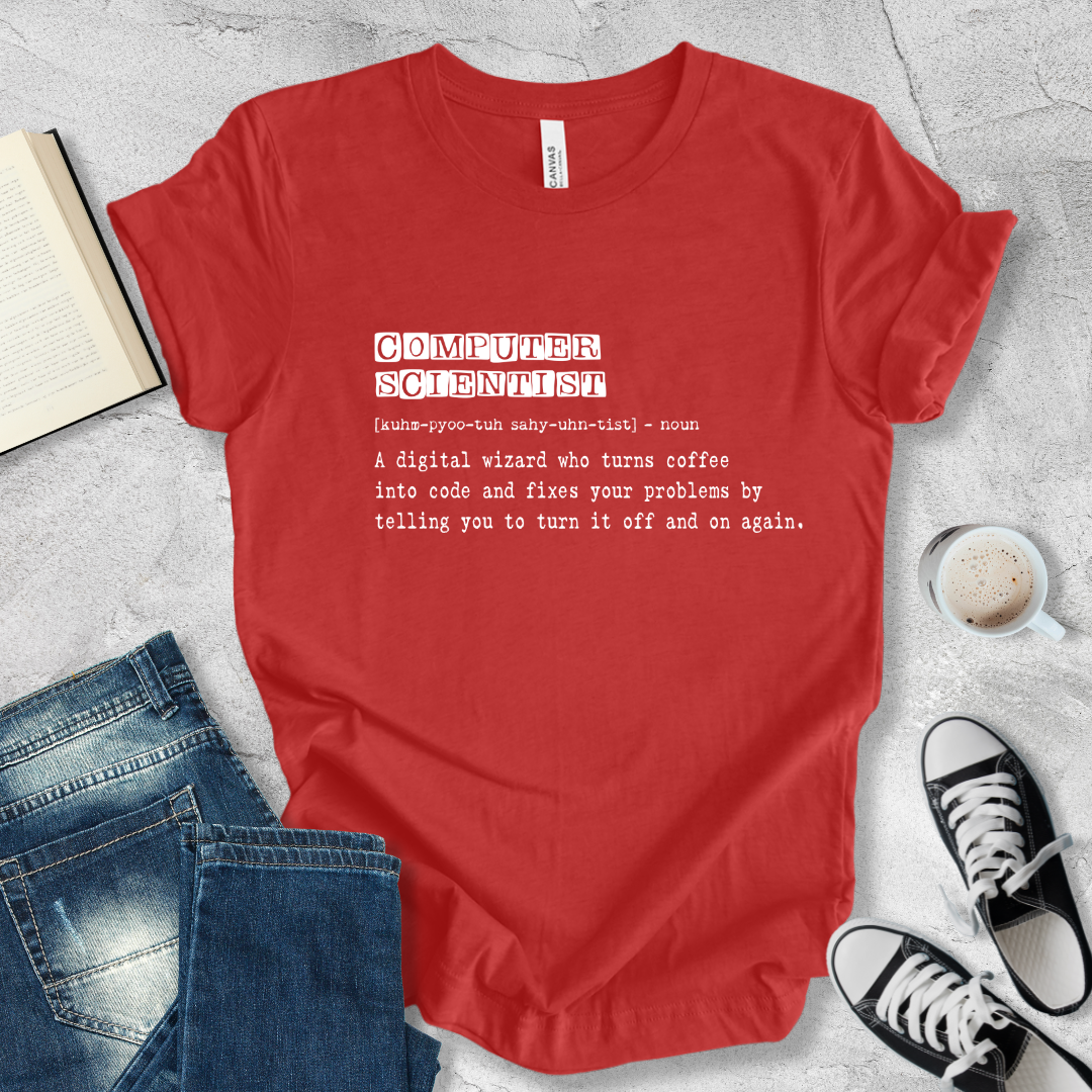 Computer scientist definition T-shirt