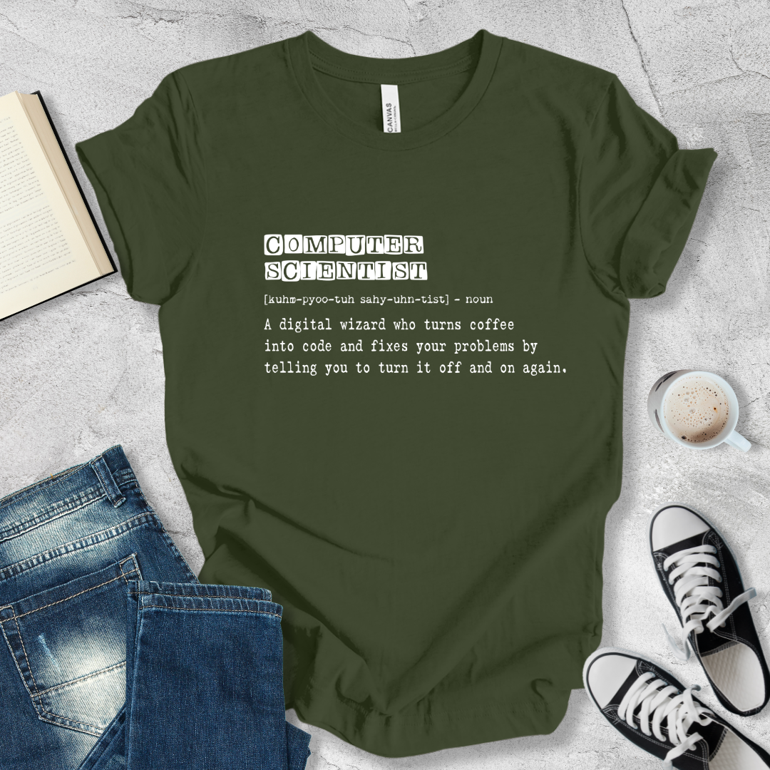 Computer scientist definition T-shirt