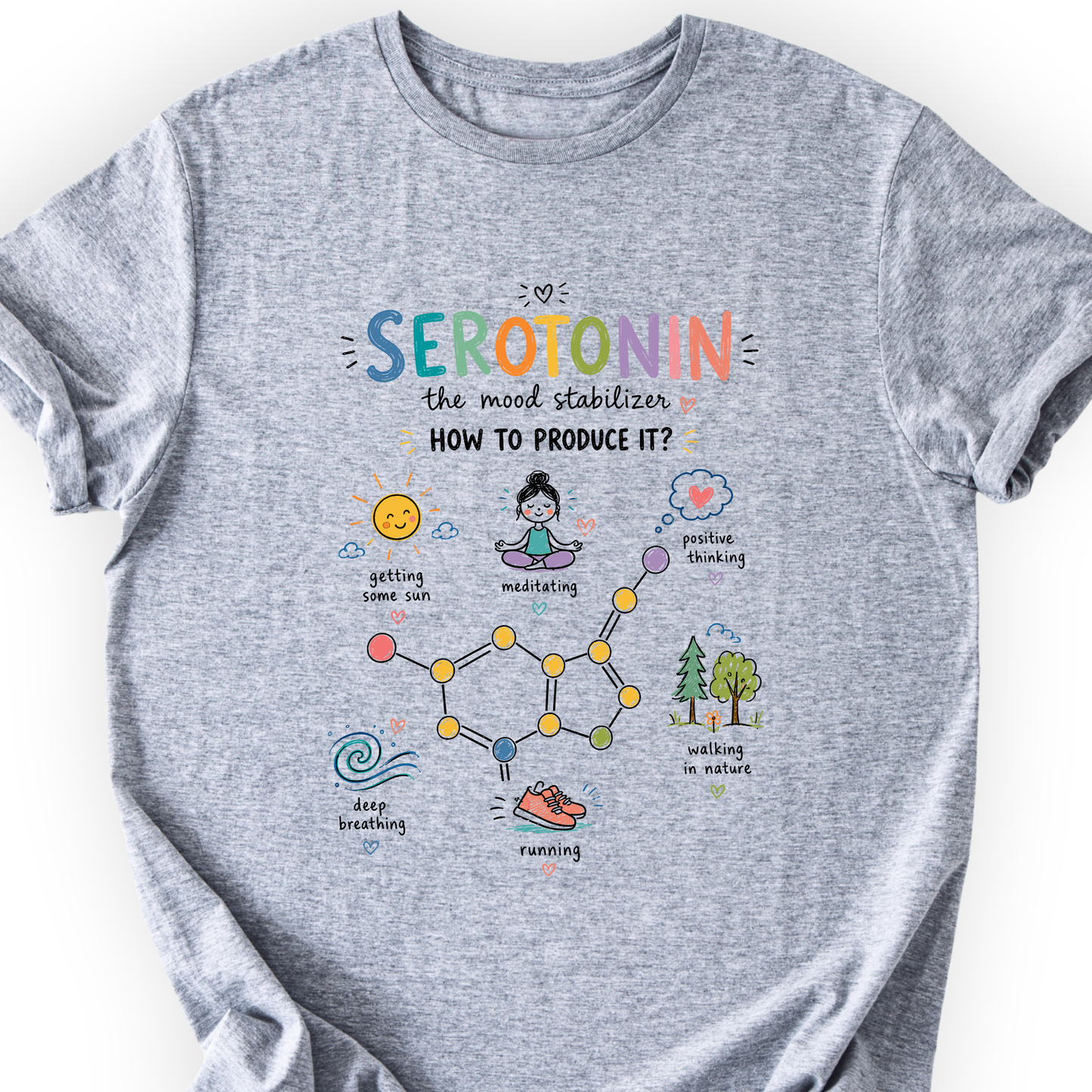 Serotonin T-Shirt Printify