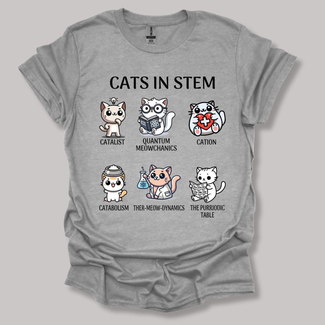 Cats In STEM T-shirt