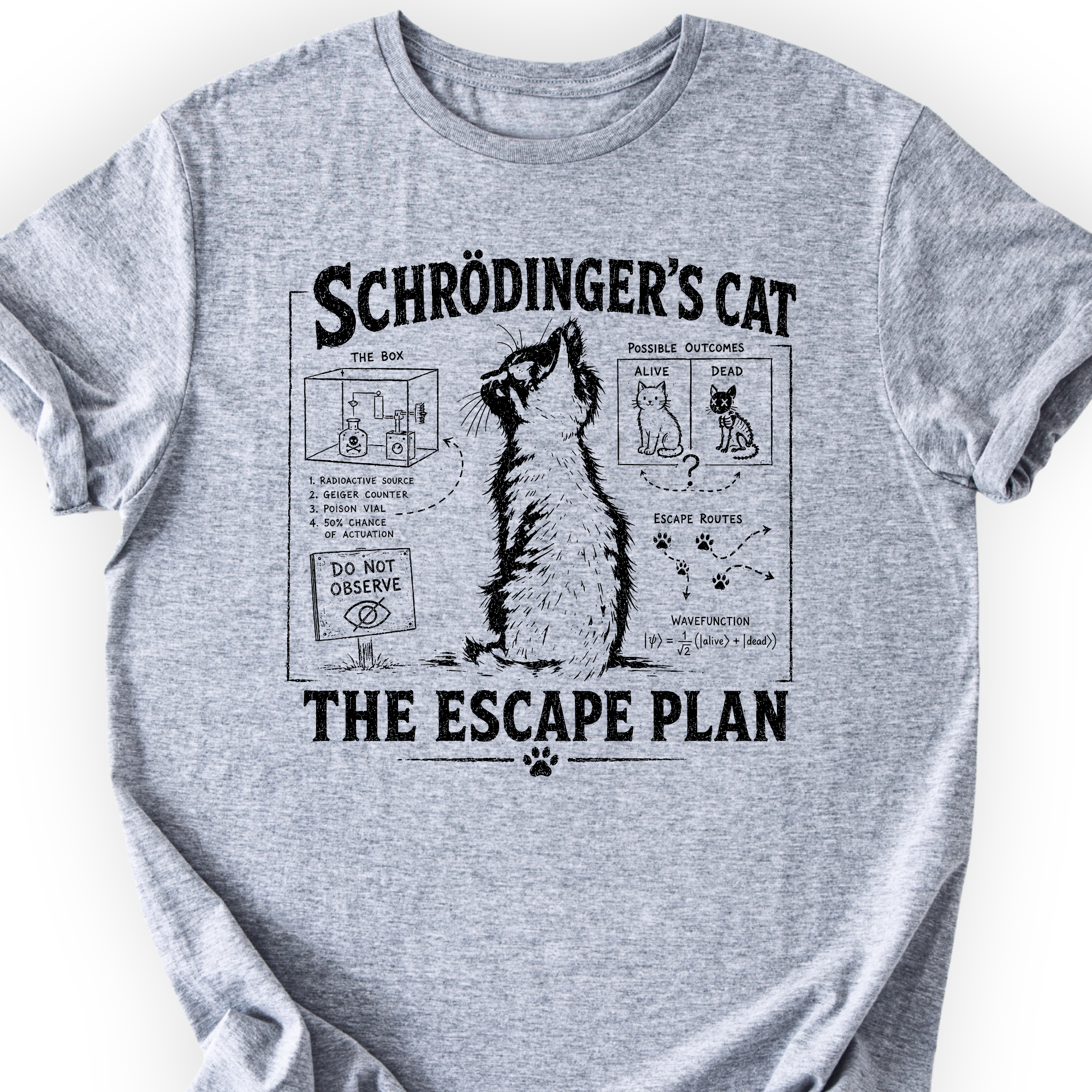Schrödinger's Cat T-Shirt Printify