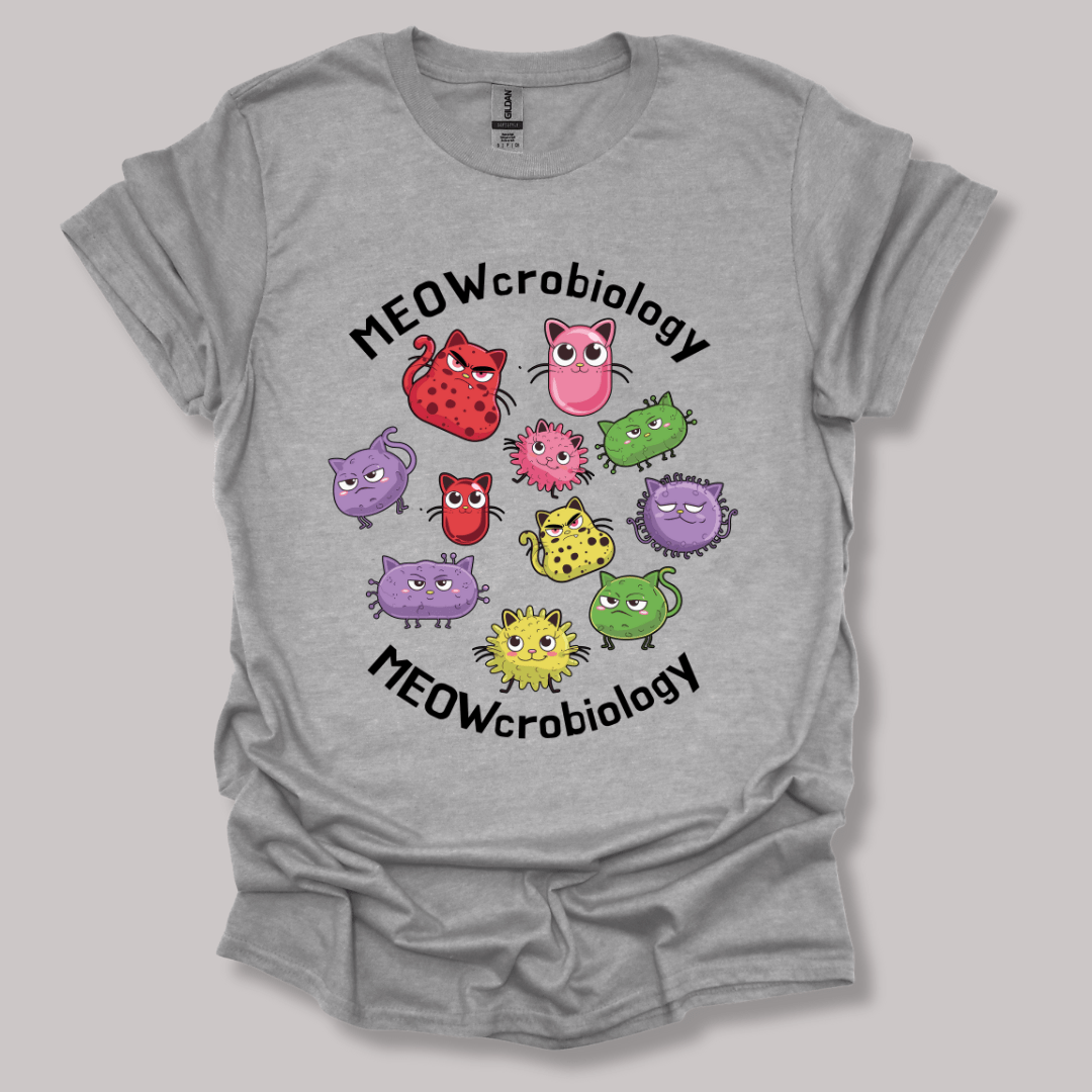 Meowcrobiology  T-shirt