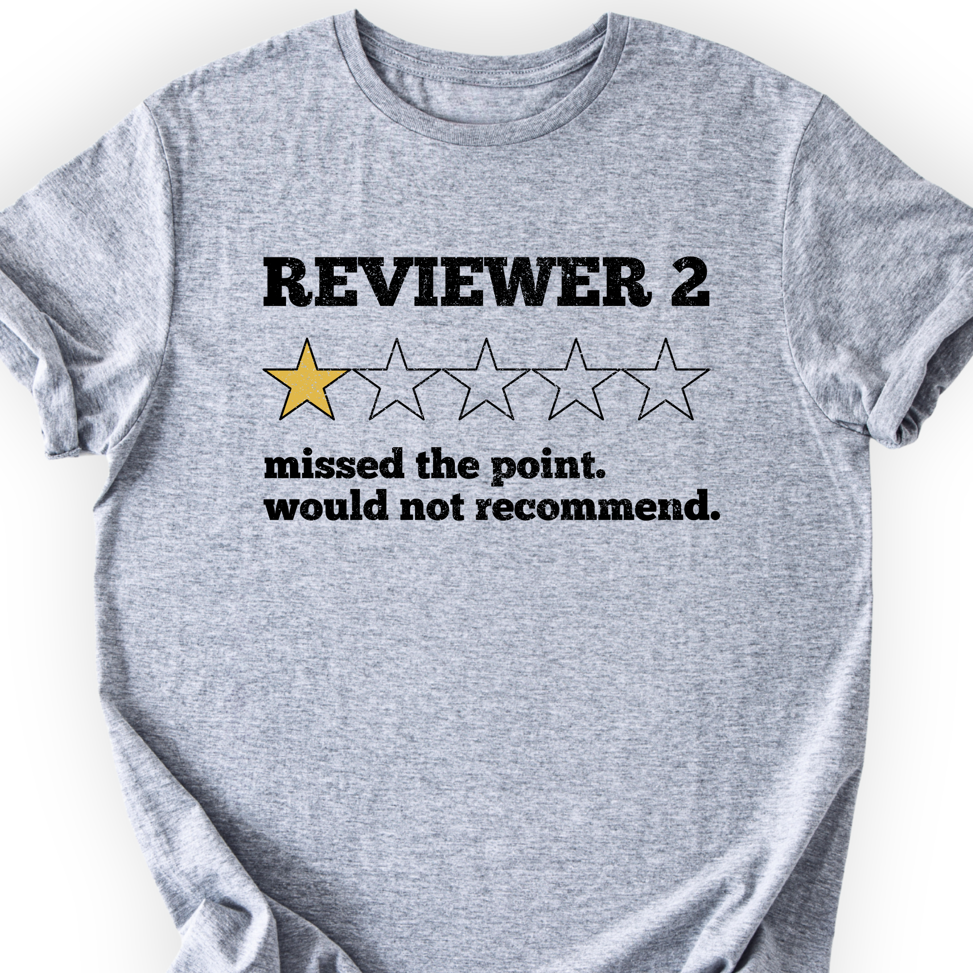 Reviewer 2 Star Review T-Shirt Printify