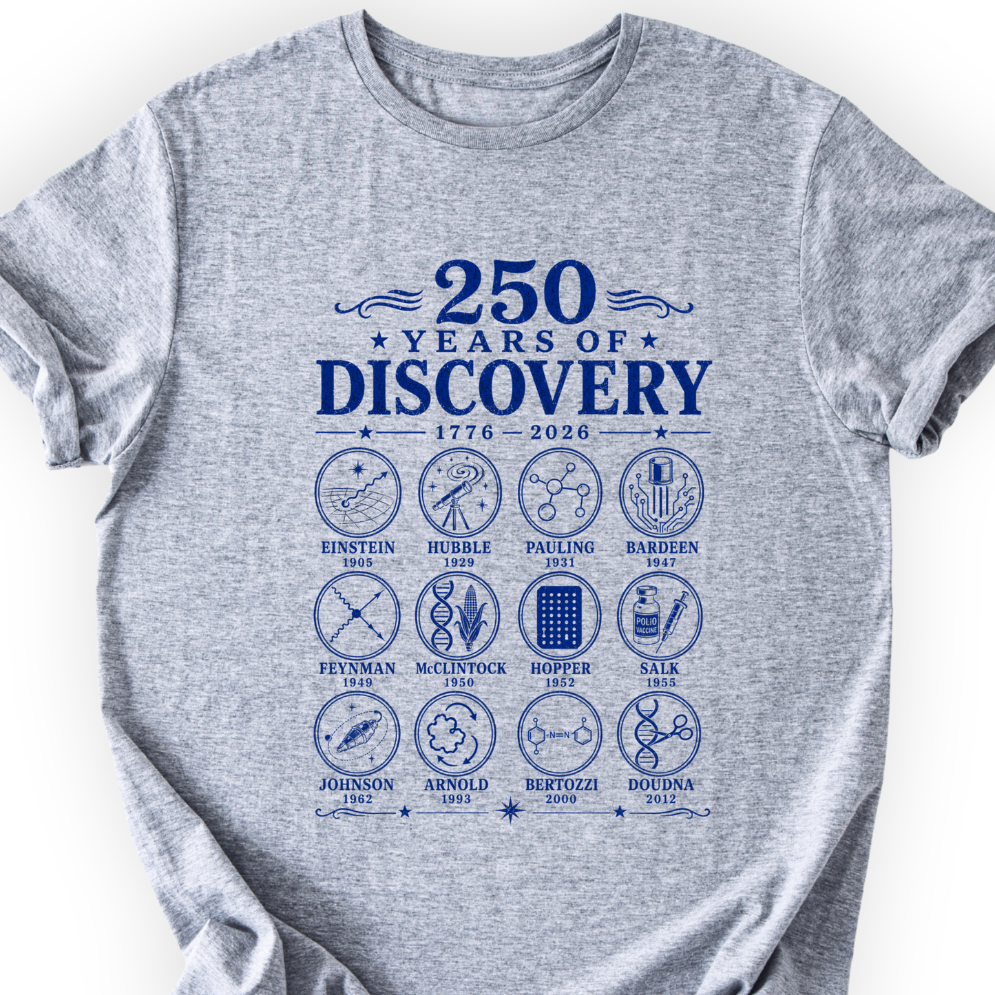 250 years of discovery T-Shirt Printify