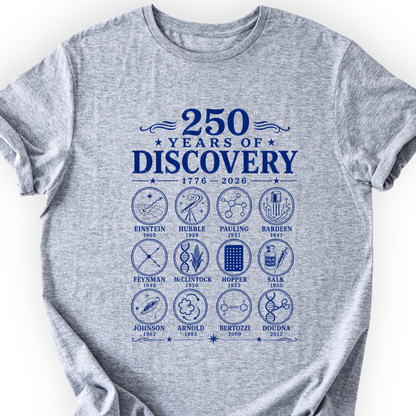 250 years of discovery T-Shirt Printify