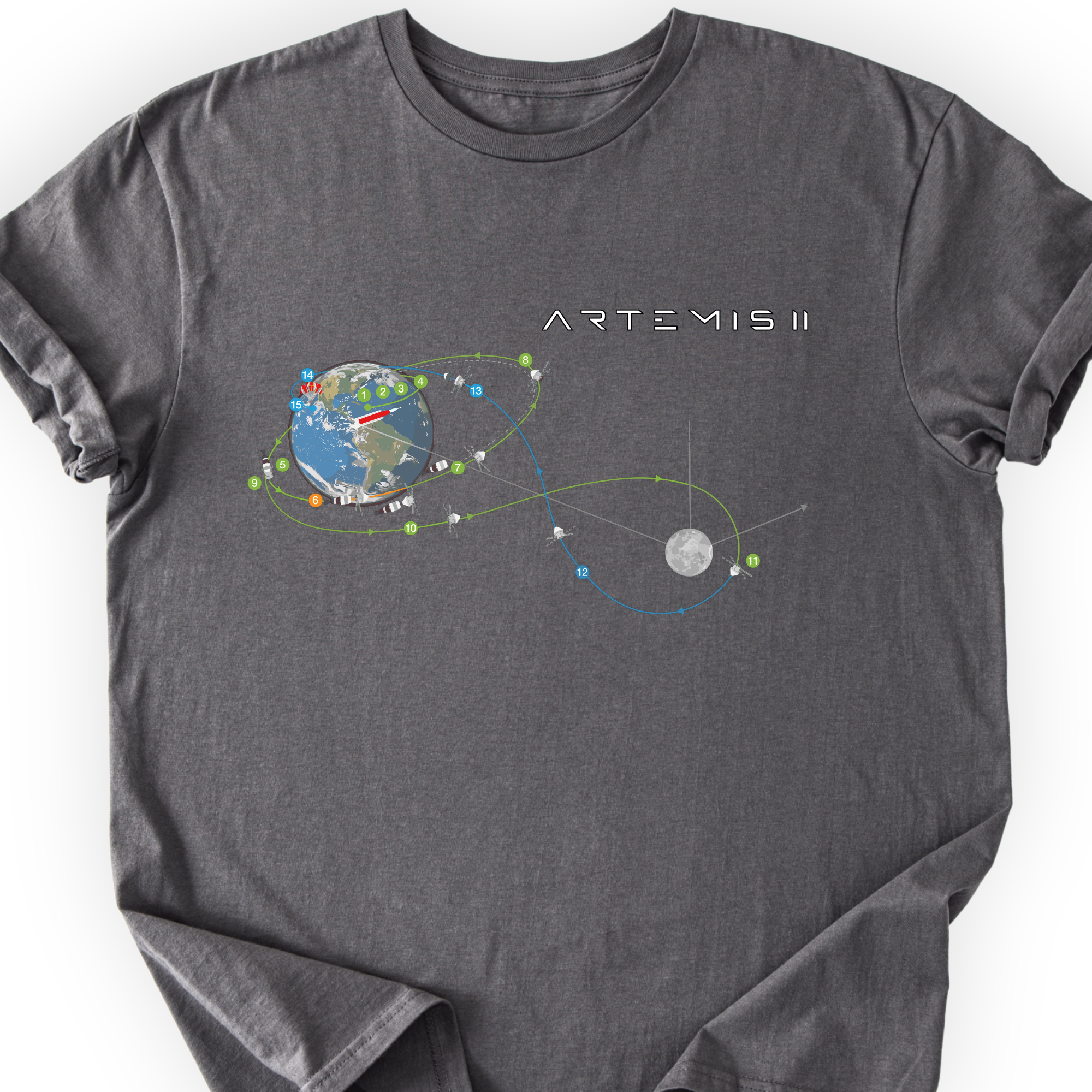 Artemis II Mission T-Shirt Printify