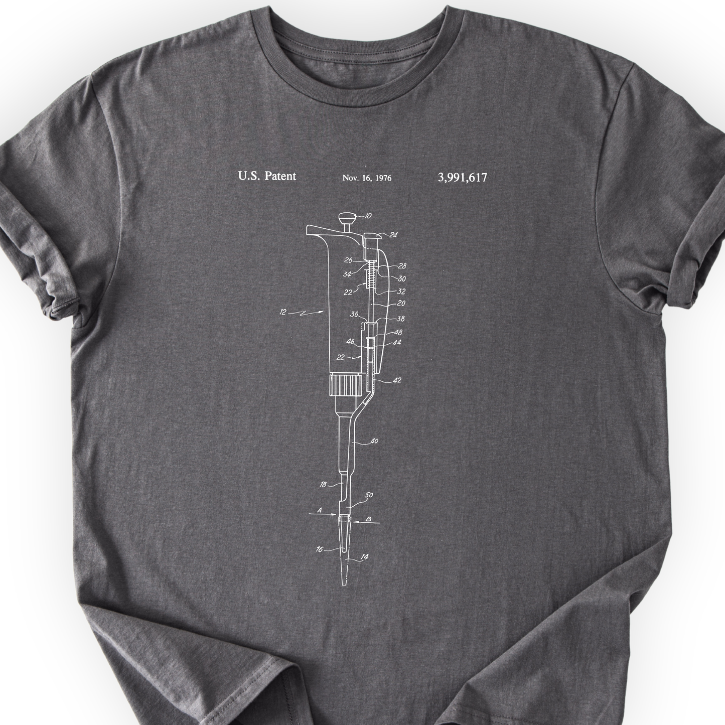 Micropipette Patent T-shirt Printify