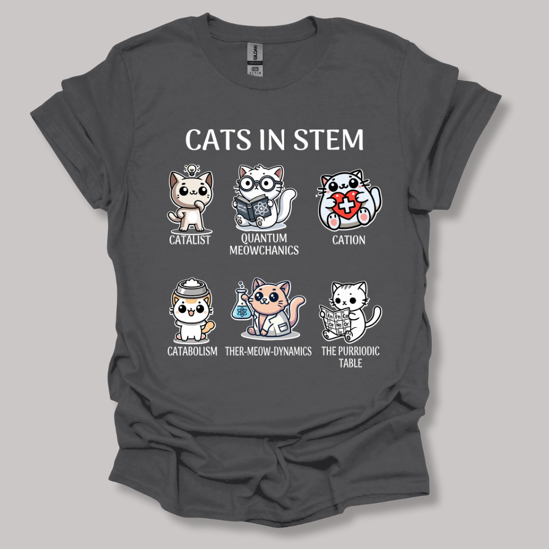 Cats In STEM T-shirt