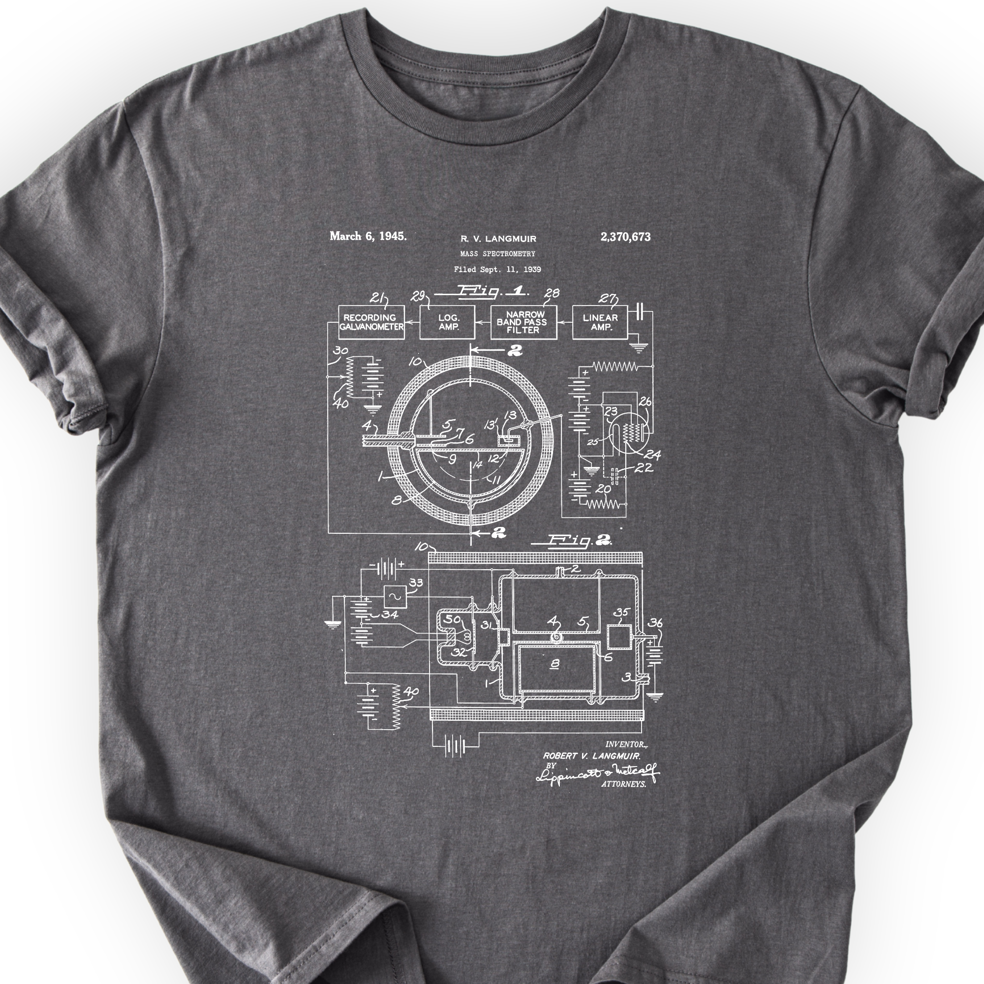 Mass Spec Patent T-shirt Printify