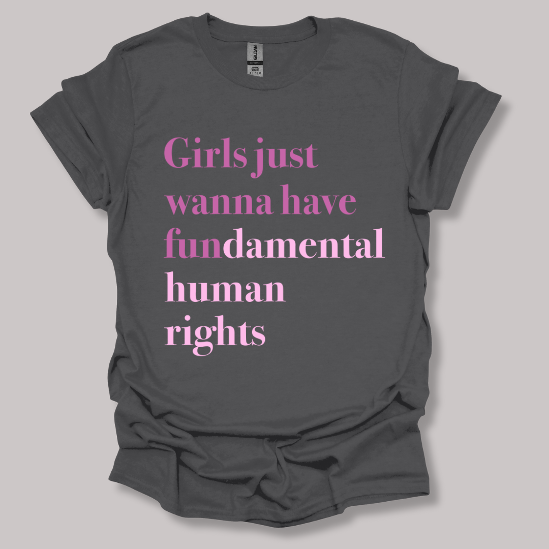 Girls just wanna have fundamental human rights T-shirt