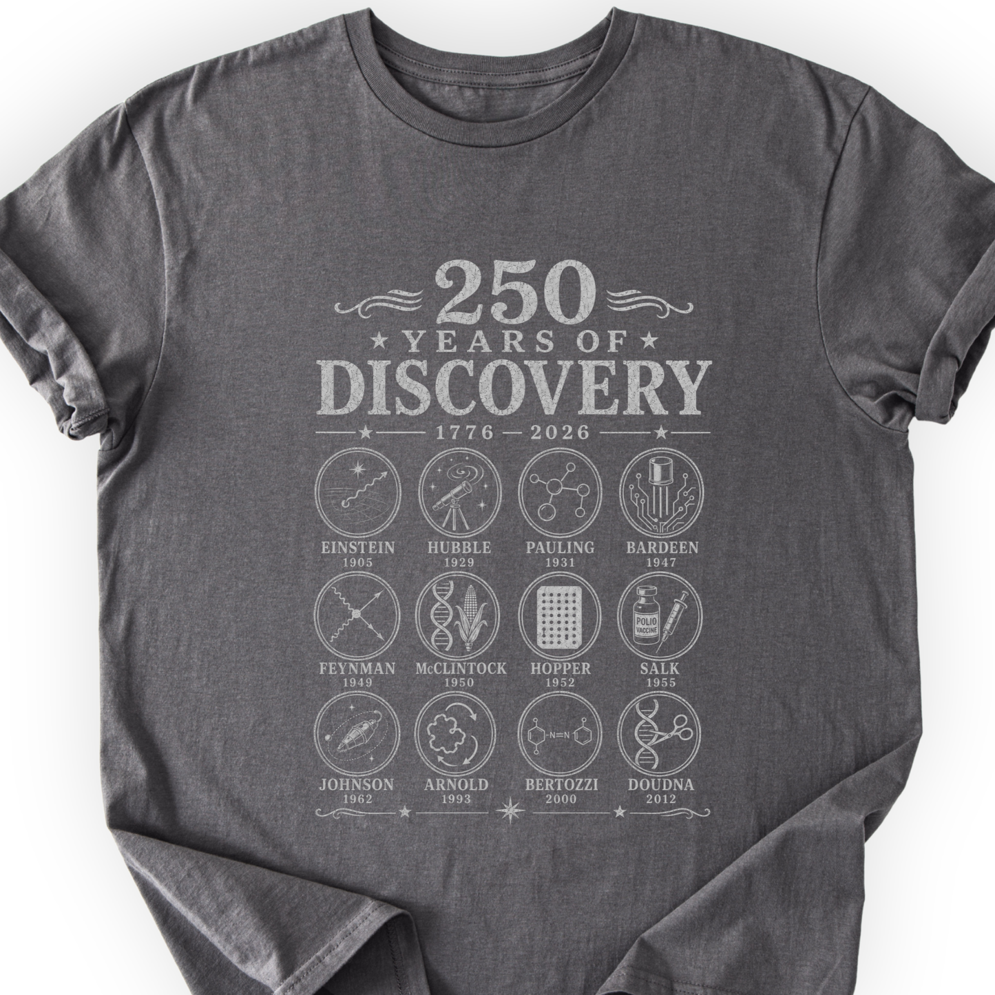 250 years of discovery T-Shirt Printify