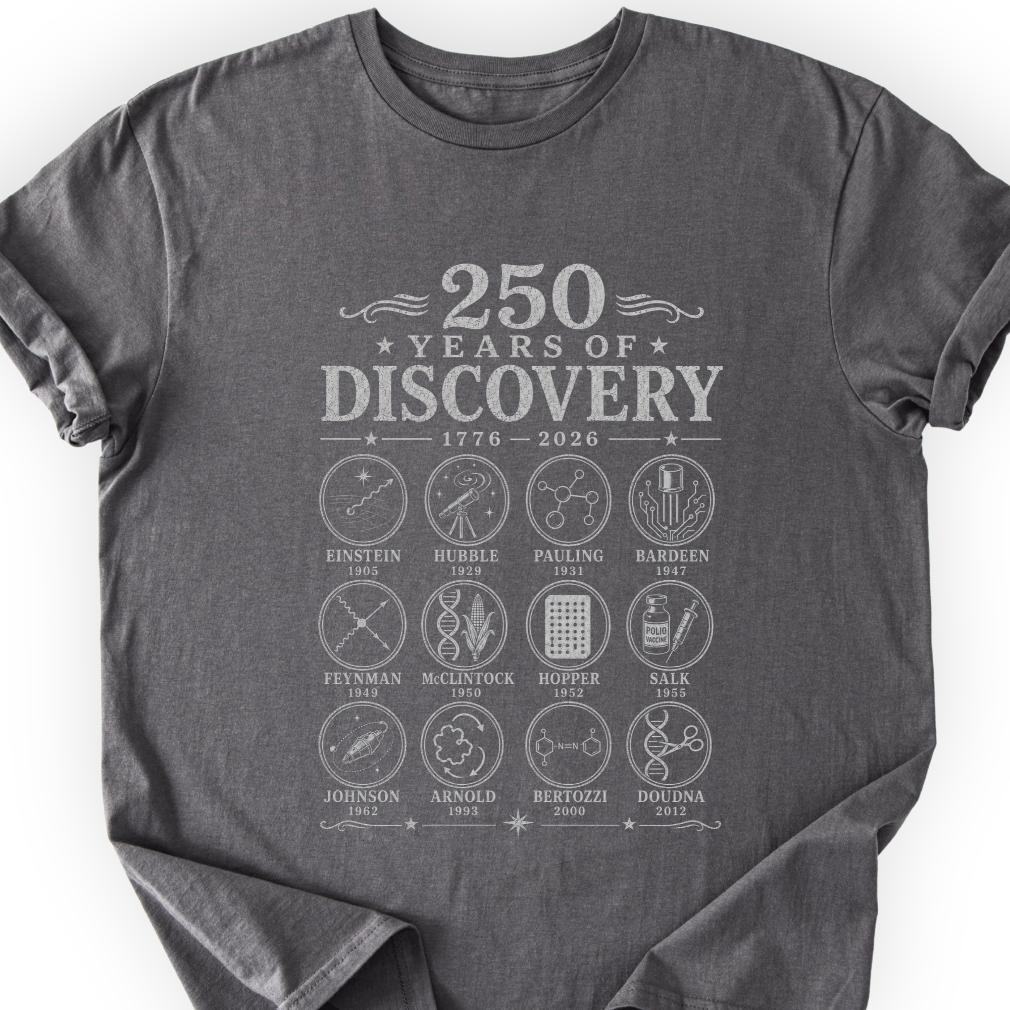 250 years of discovery T-Shirt Printify