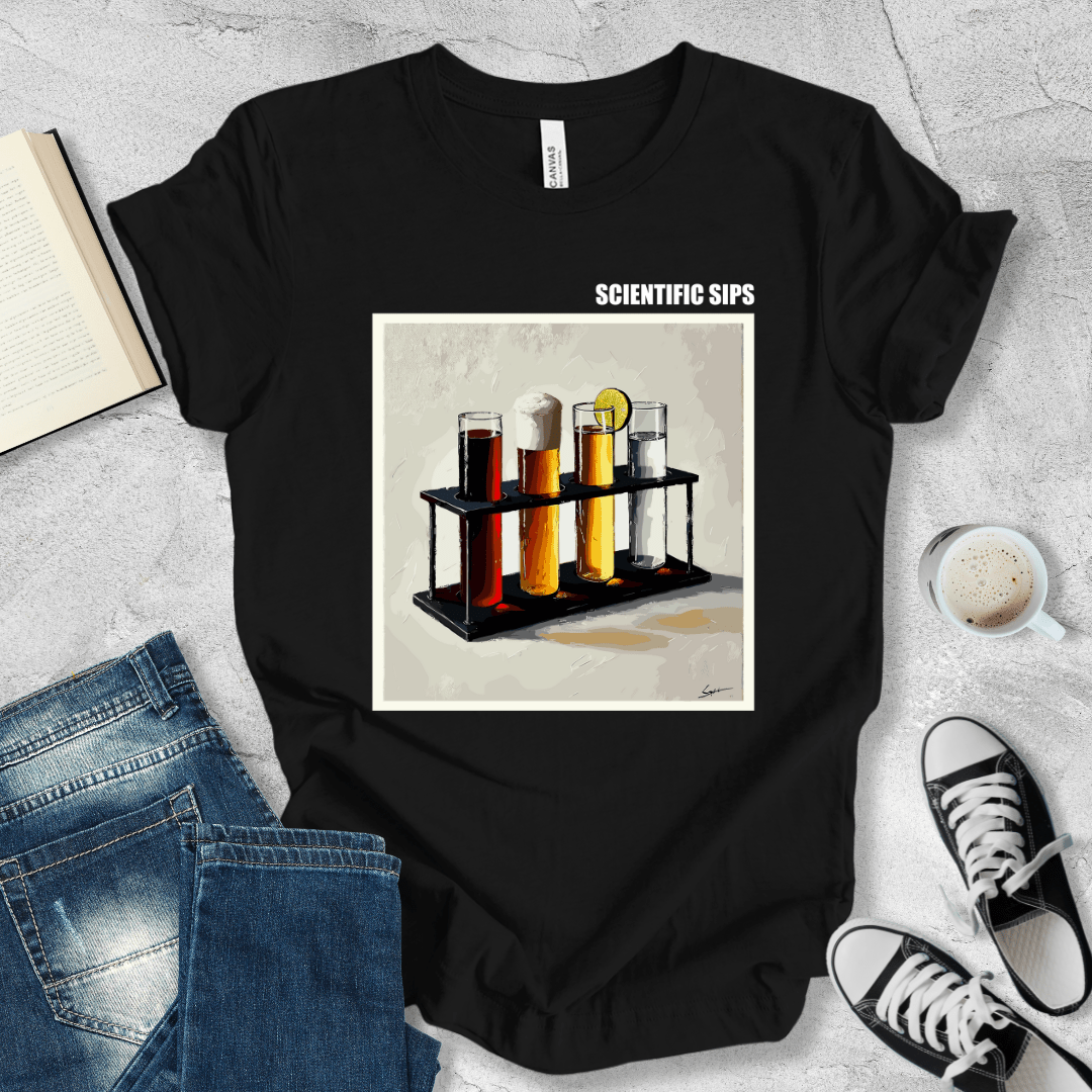 Scientific sips T-shirt