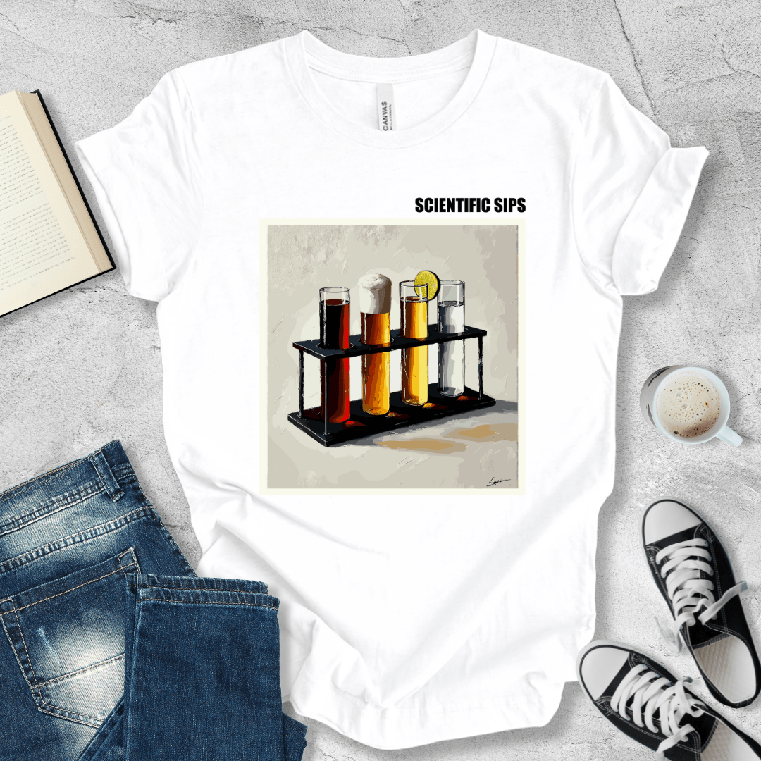 Scientific sips T-shirt