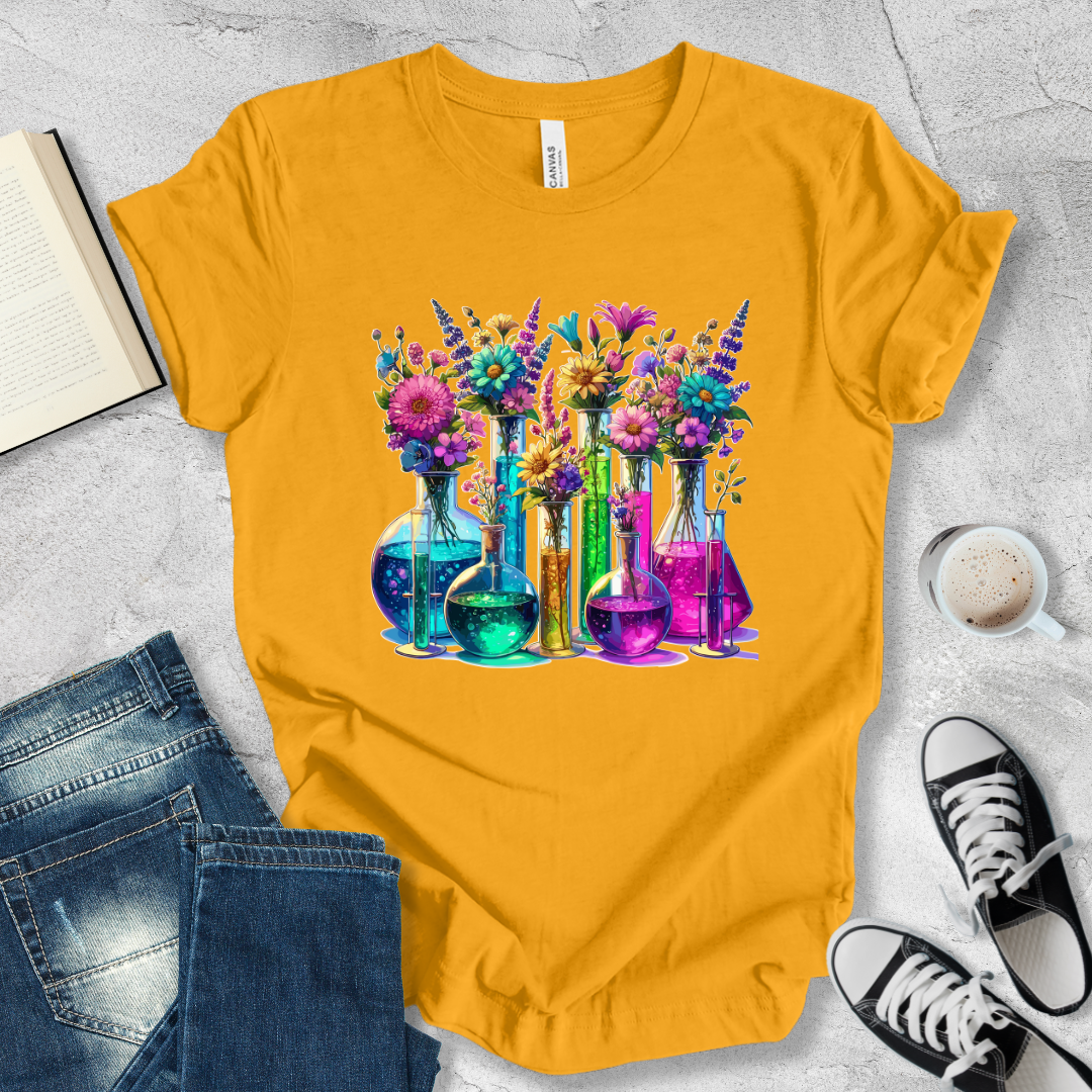 Science in bloom T-shirt