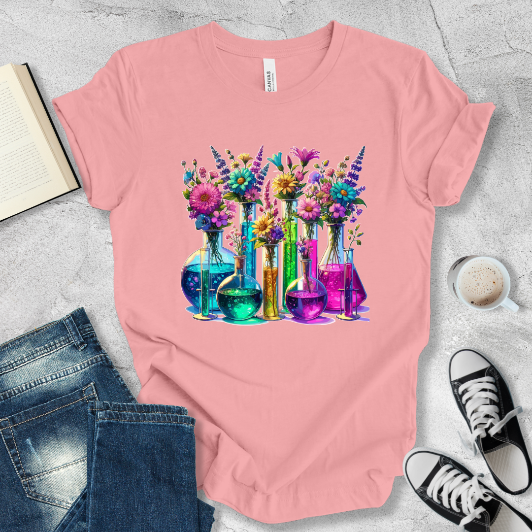 Science in bloom T-shirt