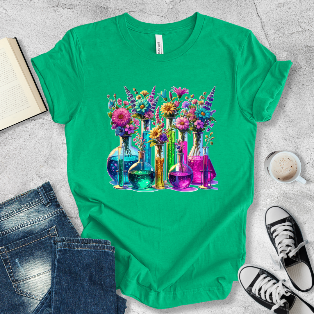 Science in bloom T-shirt