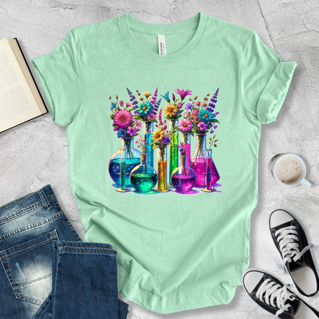 Science in bloom T-shirt