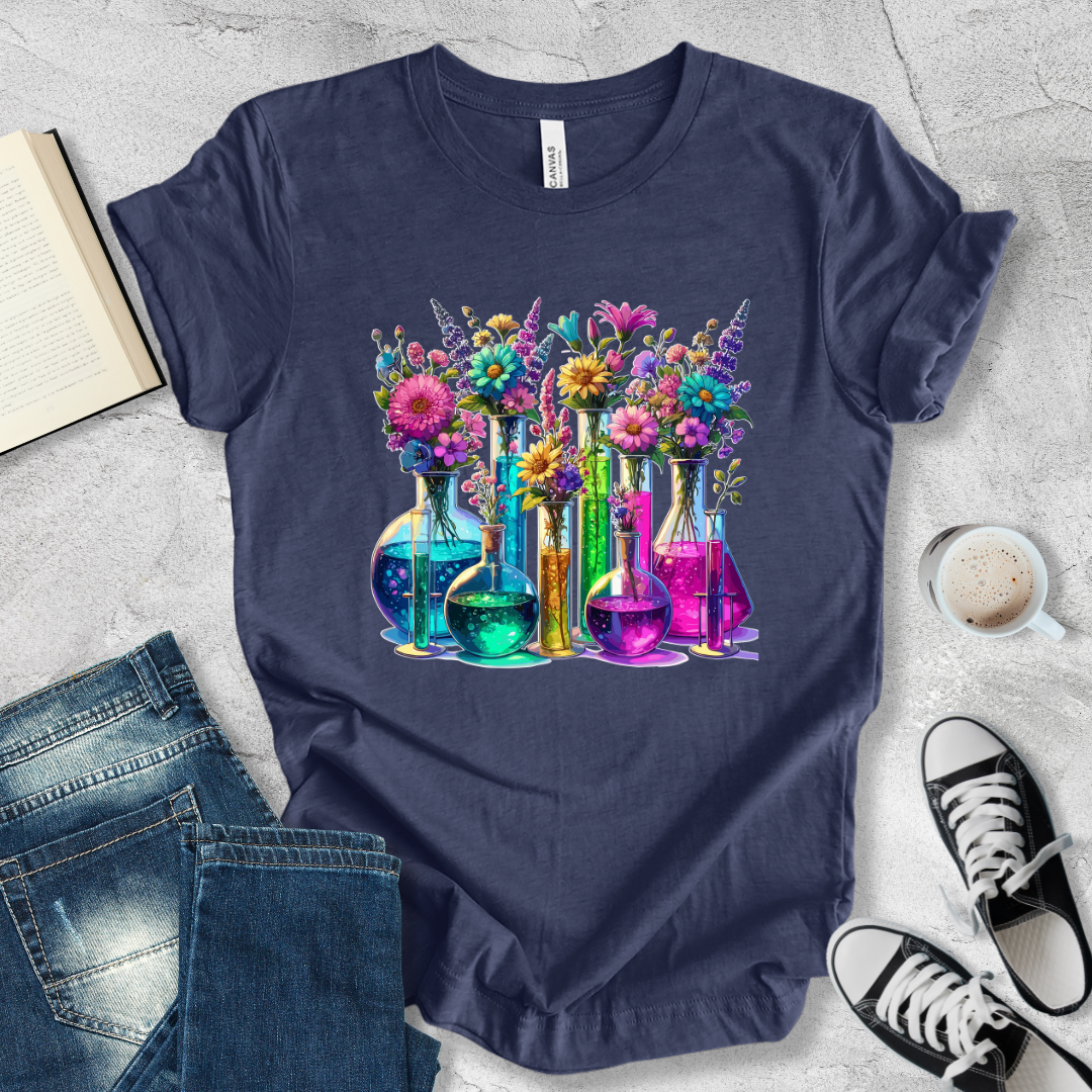 Science in bloom T-shirt