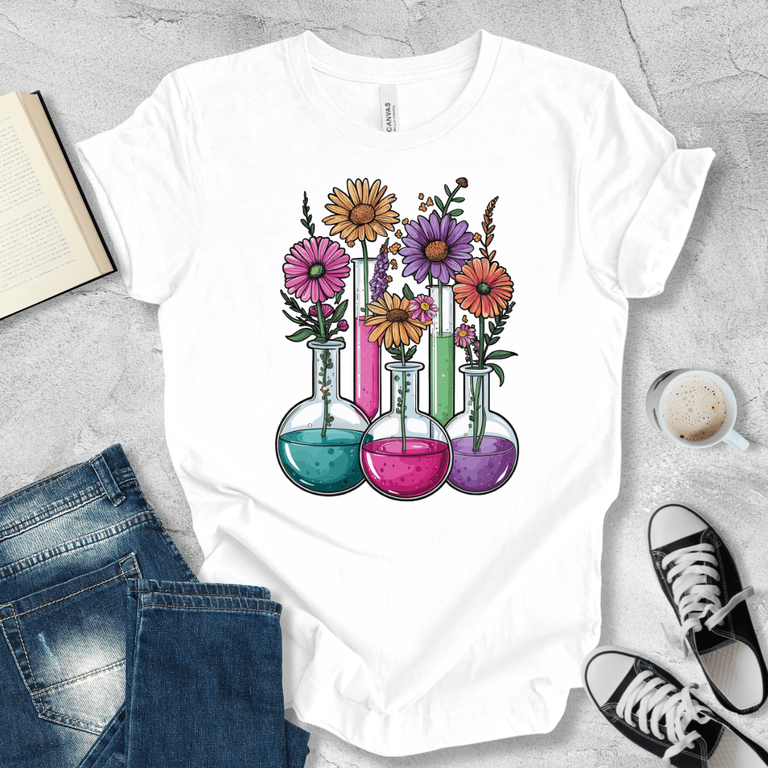 Science where ideas flourish T-shirt