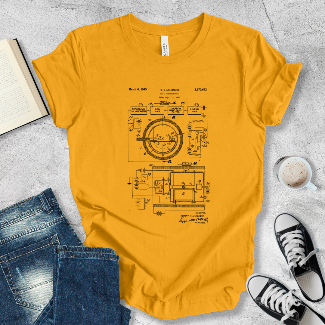 Mass Spec patent T-shirt