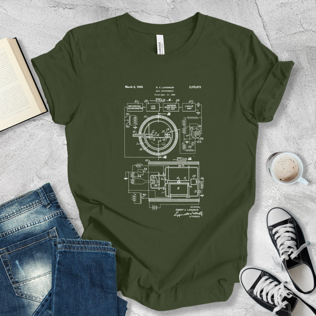 Mass Spec patent T-shirt