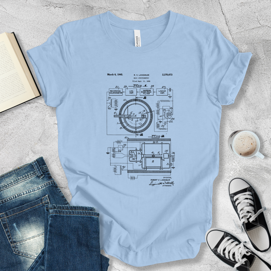 Mass Spec patent T-shirt