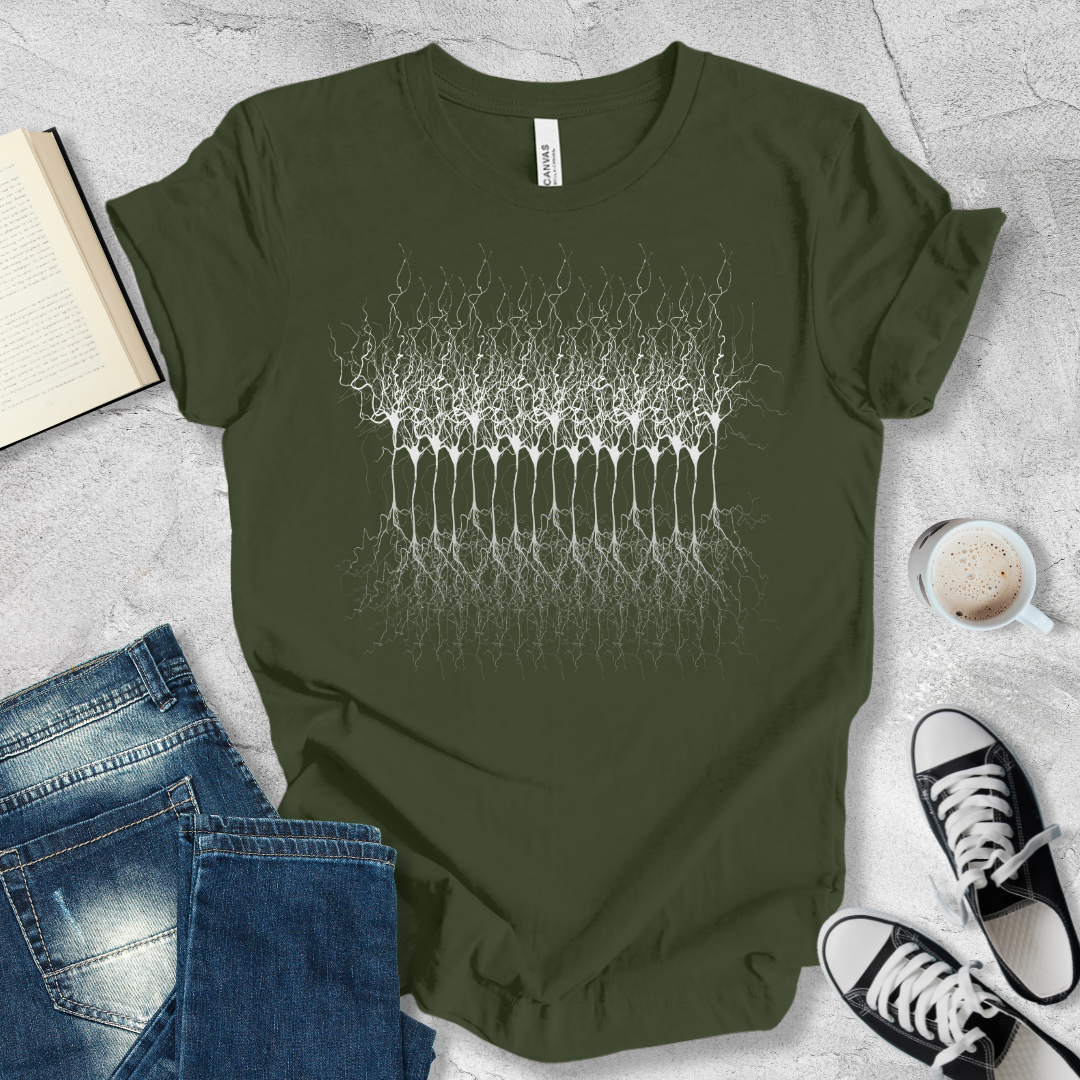 Neural Pathways White T-shirt