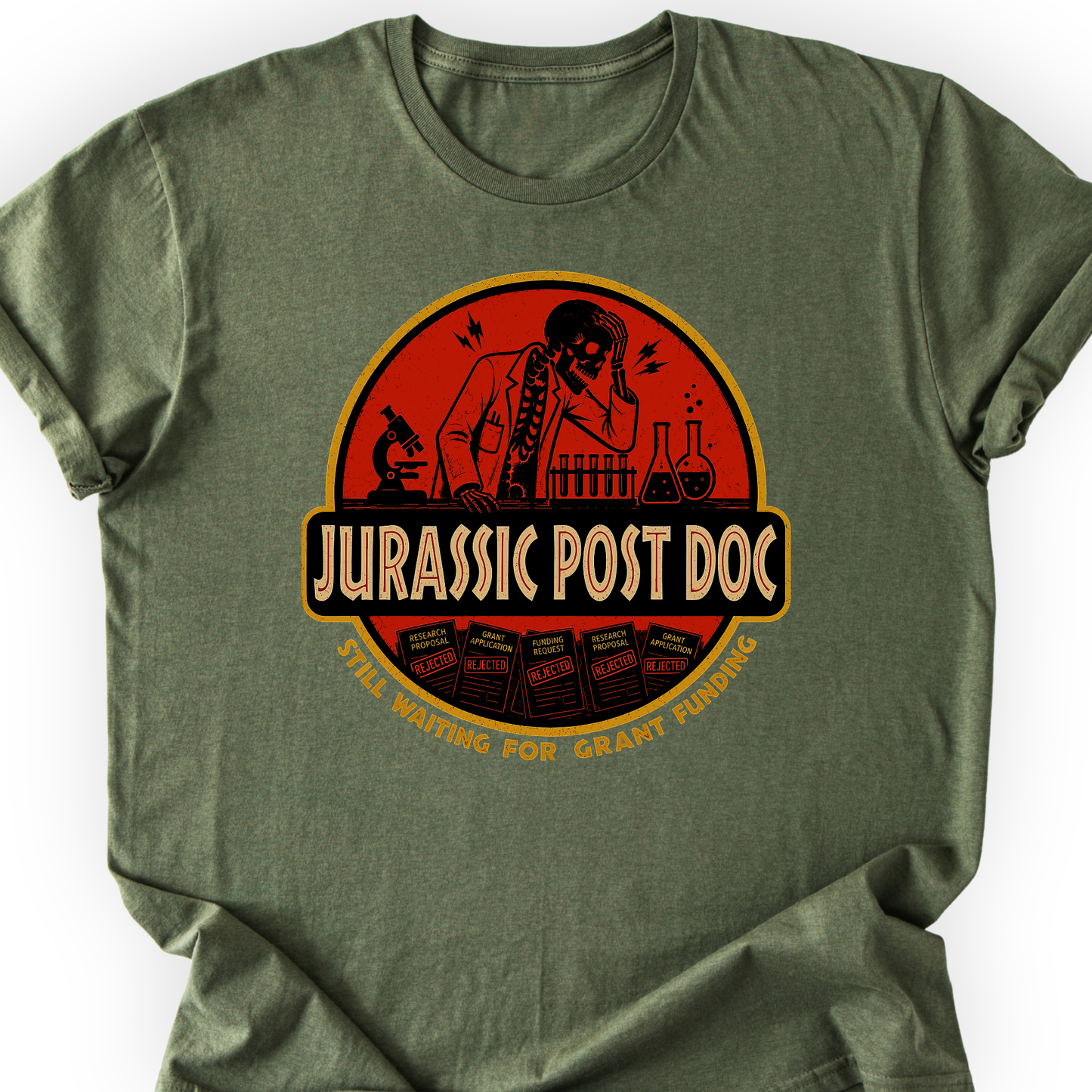 Jurassic Post Doc T-Shirt Printify