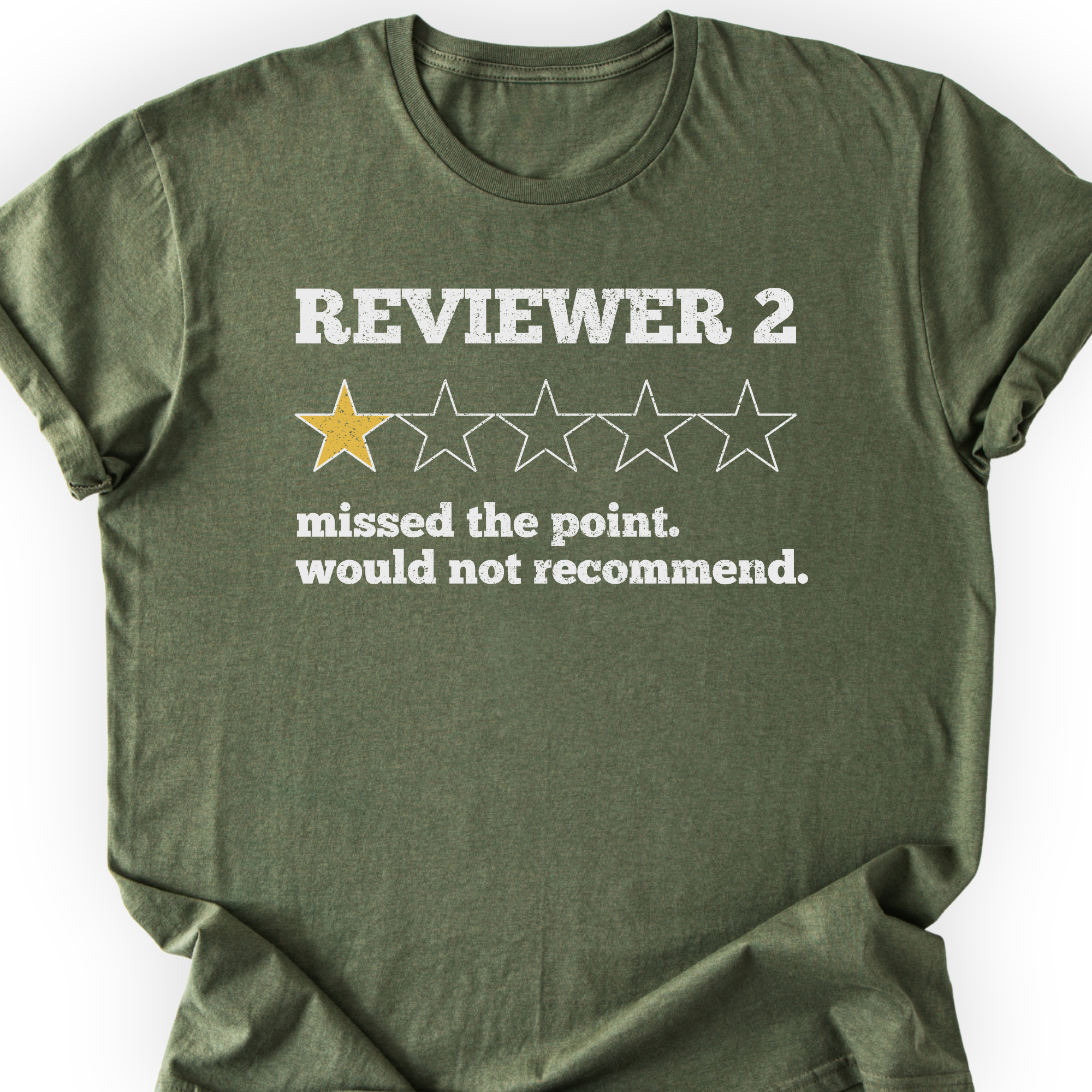 Reviewer 2 Star Review T-Shirt Printify